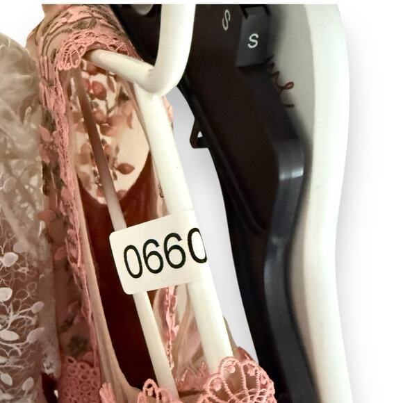 Bronx and Banco Megan Long Sleeve Mini Dress in Rose Pink Small (2-4 US) Women’s - Picture 13 of 13